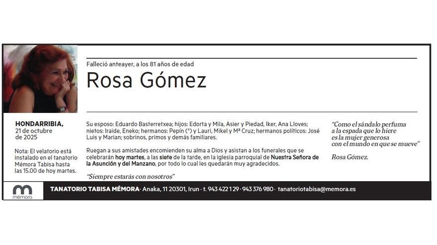 ROSA GOMEZ