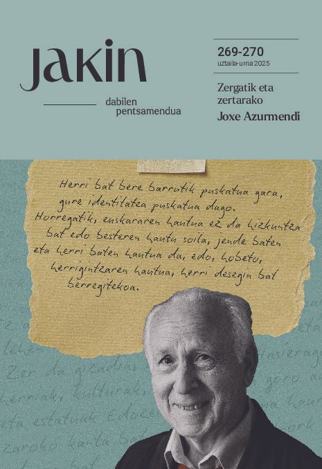 Portada de la revista monográfica.