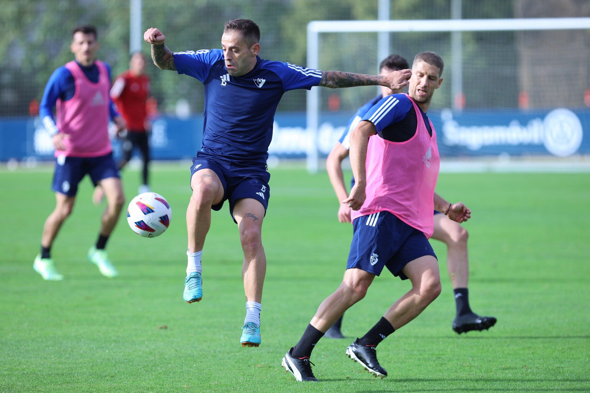 Entrenamiento de Osasuna (17-10-2023)