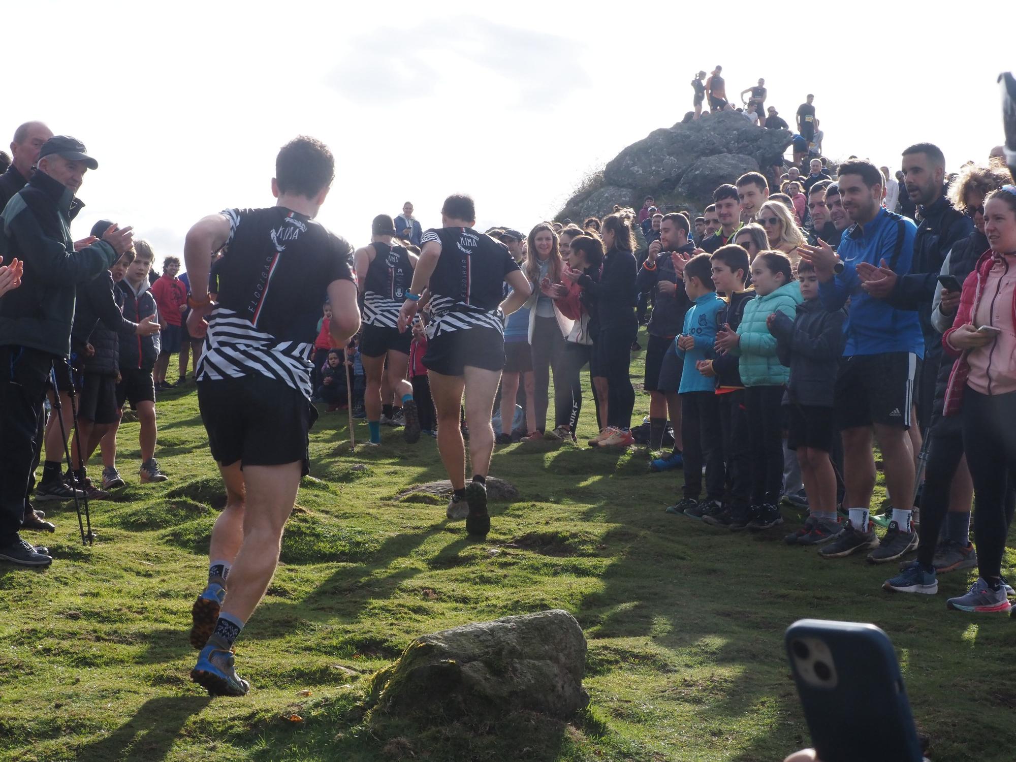 La llegada de los corredores a Karakate, en imágenes