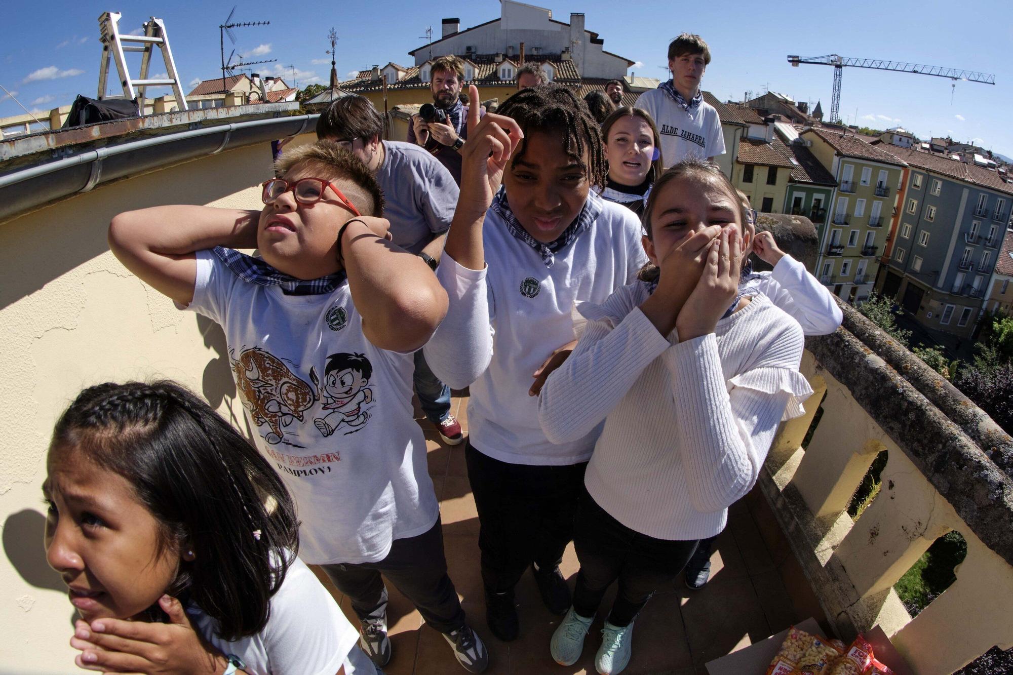 Fotos del chupinazo de San Fermín Txikito 2025