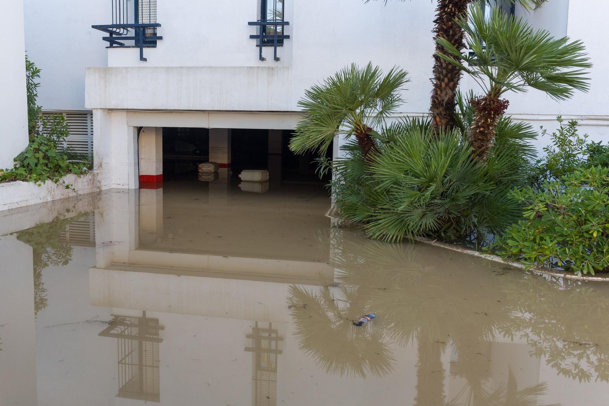 Los efectos de la dana Alice a su paso por Ibiza