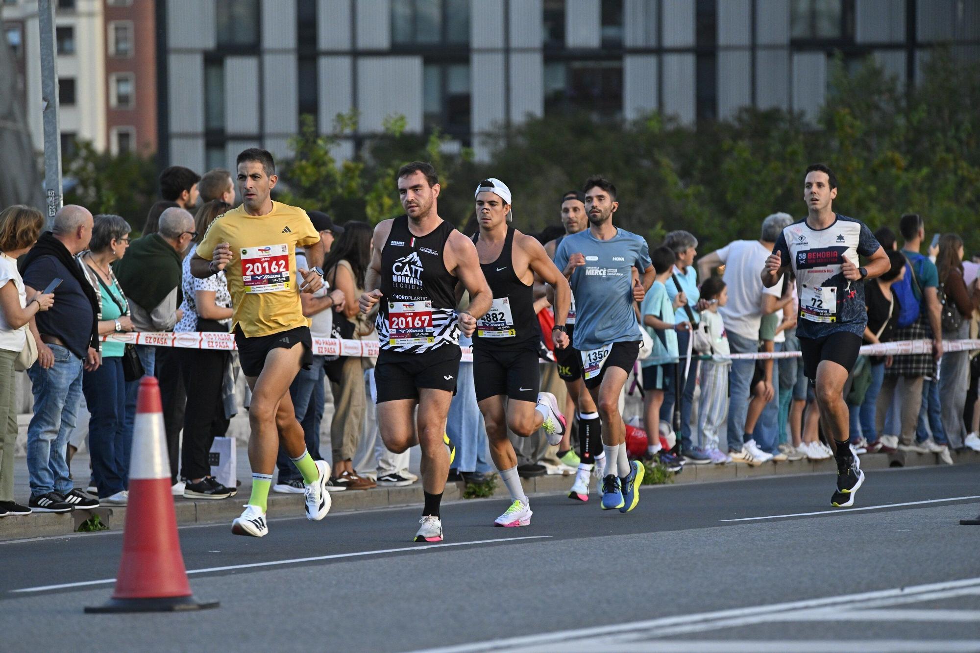 El Bilbao Night Marathon, en imágenes