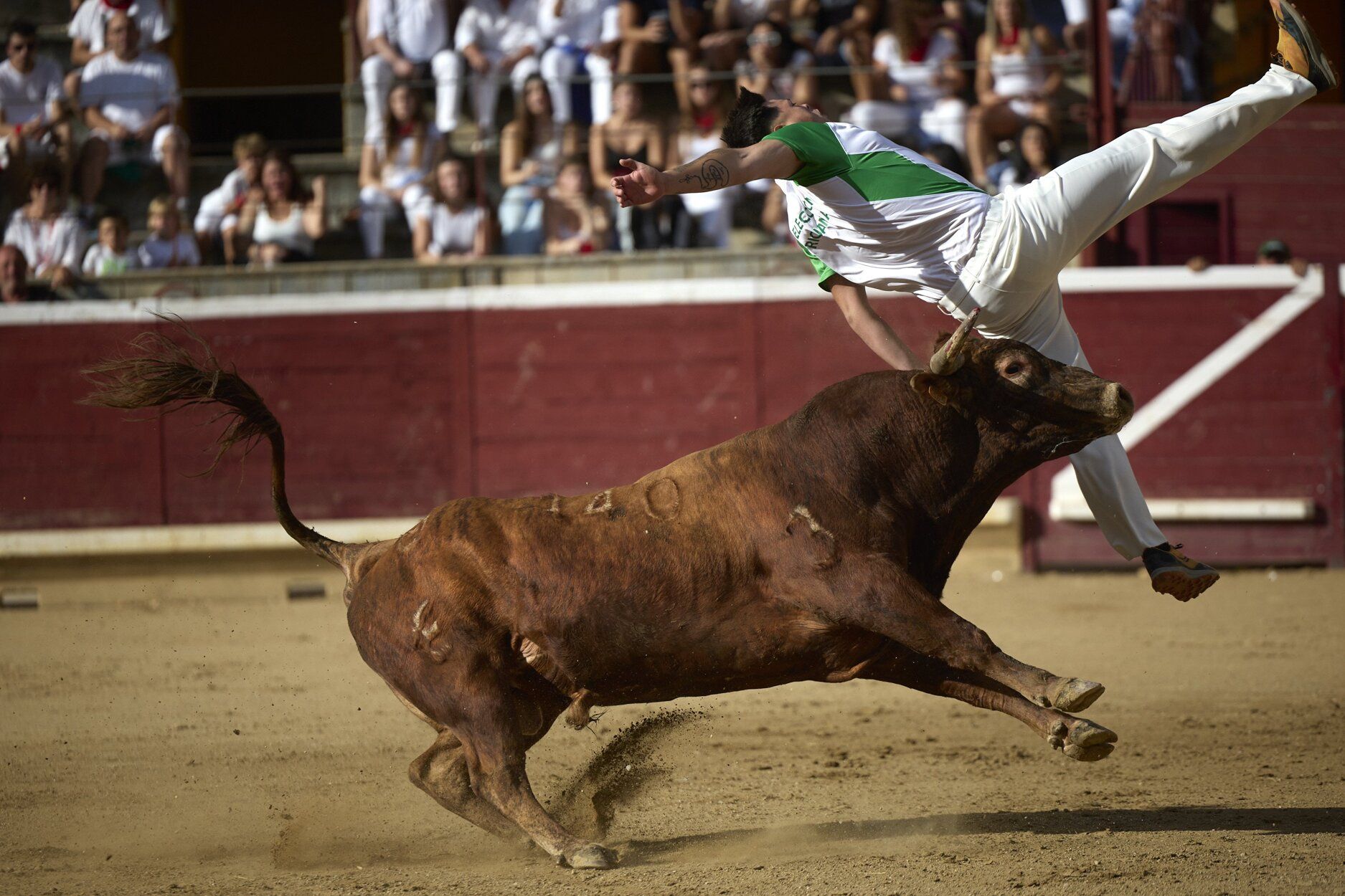 Fotos del concurso de recortadores de fiestas de Tafalla