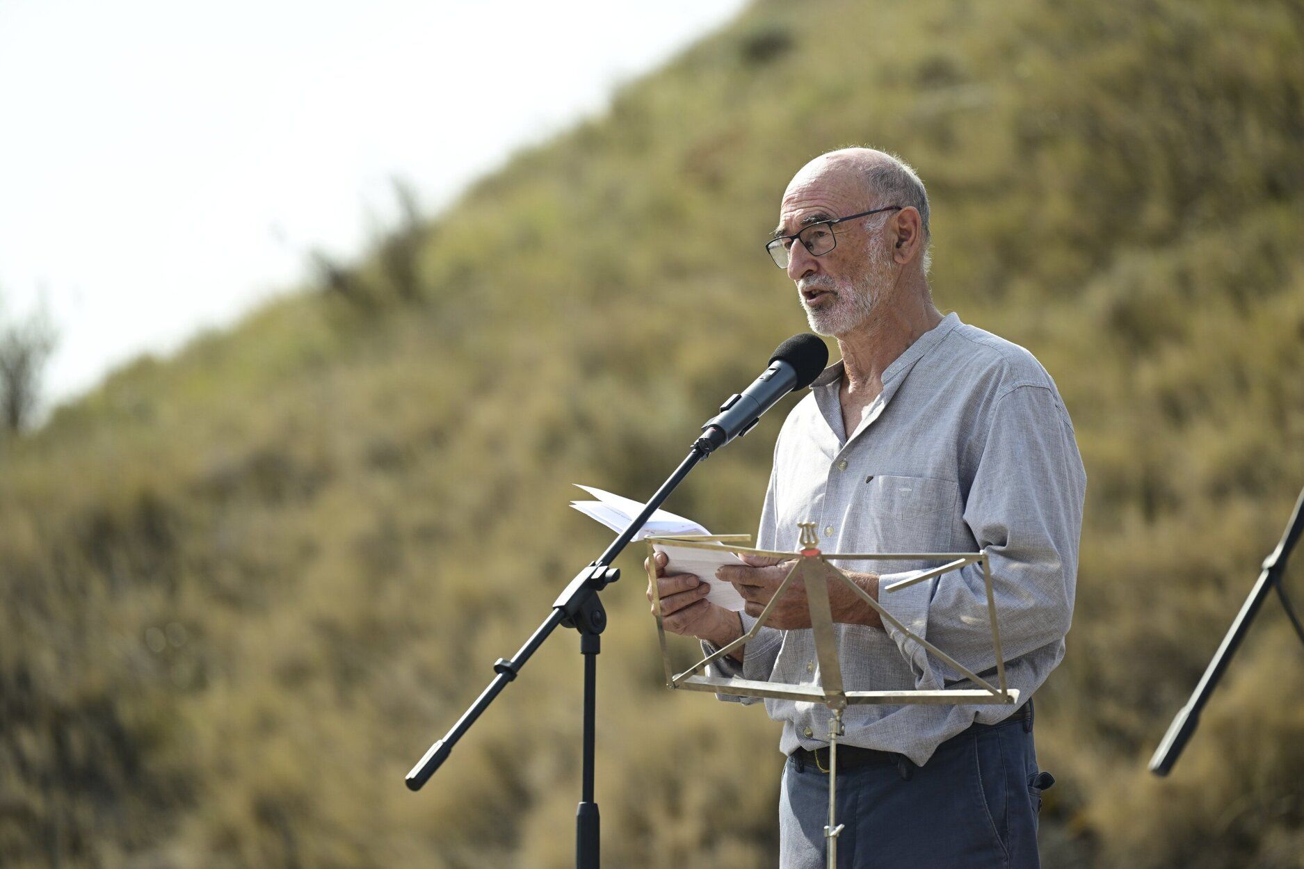 Fotos del homenaje en Ibero a las personas fusiladas durante el franquismo