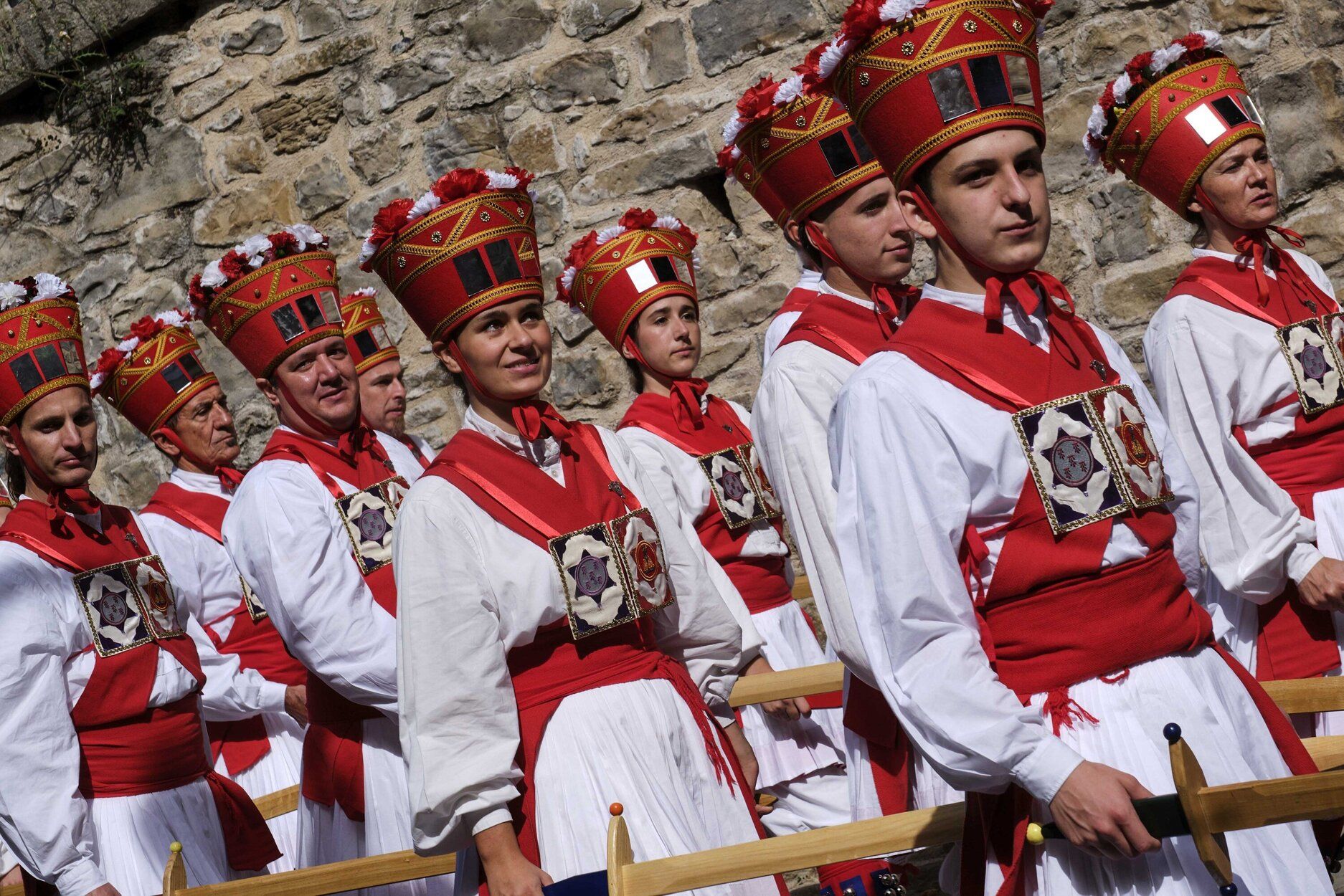 Fotos de la procesión de San Fermín Txikito