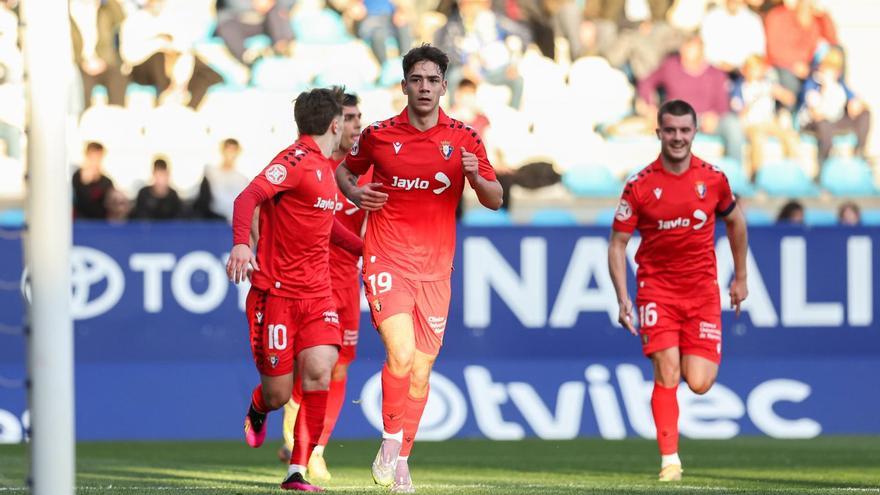 Osasuna Promesas: Asier Bonel termina con el récord de imbatibilidad de la Ponferradina
