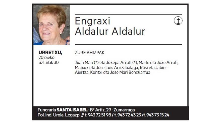 ENGRAXI ALDALUR ALDALUR