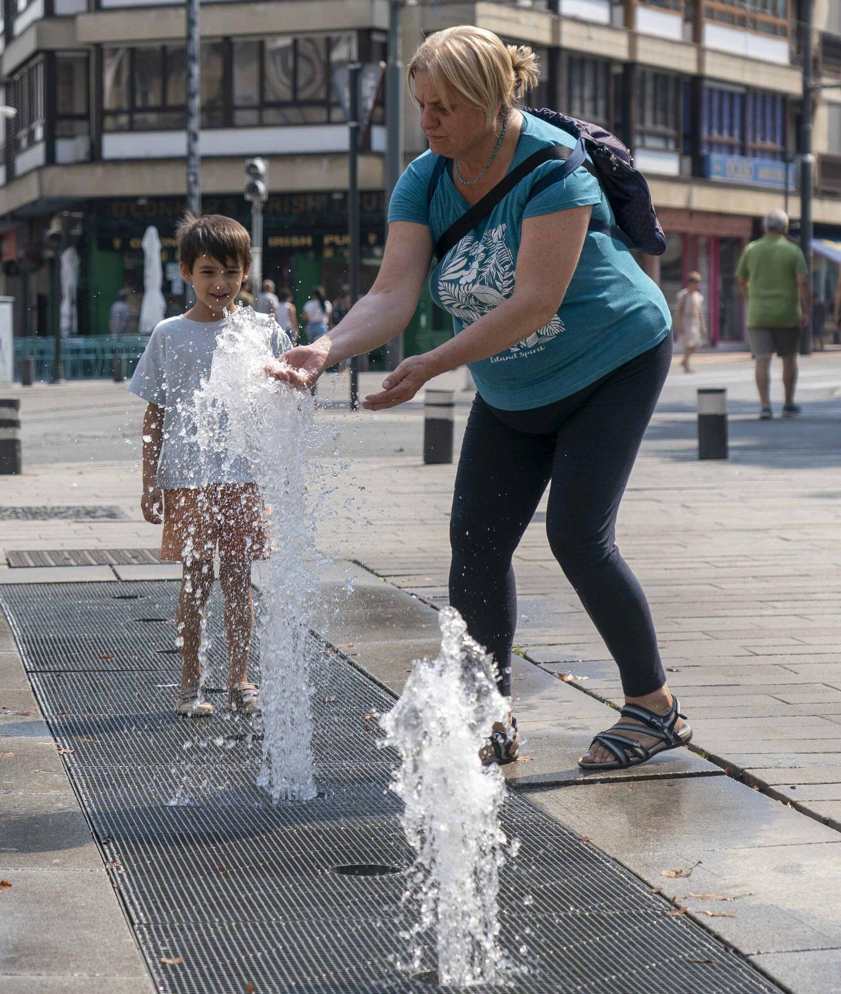 En imágenes: Vitoria sufre los estragos de la ola de calor