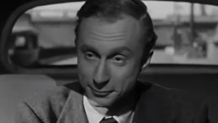 Norman Lloyd en &#039;Sabotaje&#039;, de Alfred Hitchcock