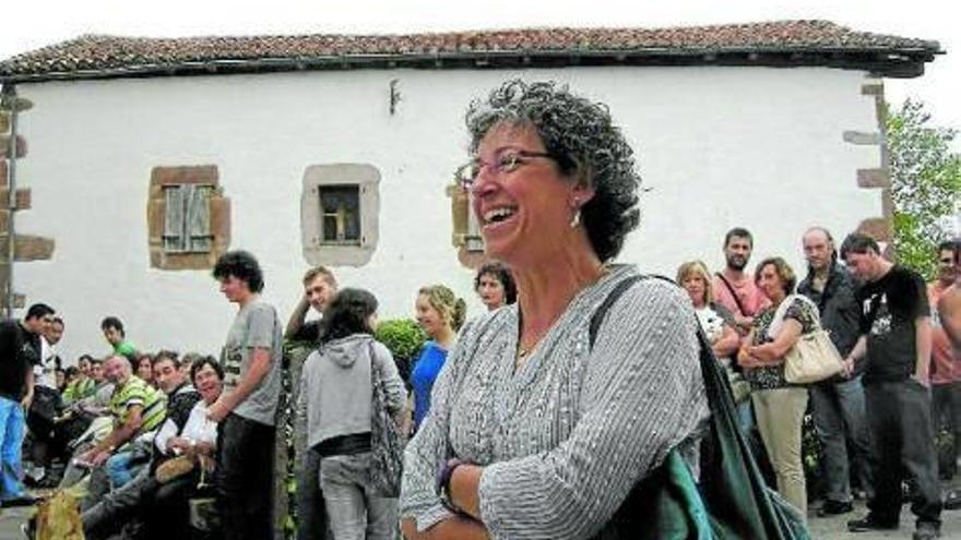 Koro Irazoki, historiadora, guía e intérprete de la brujería de Zugarramurdi.