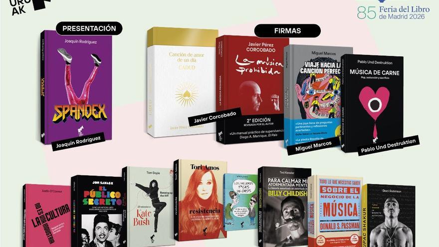 Liburuak presentará sus novedades en la Feria del Libro de Madrid