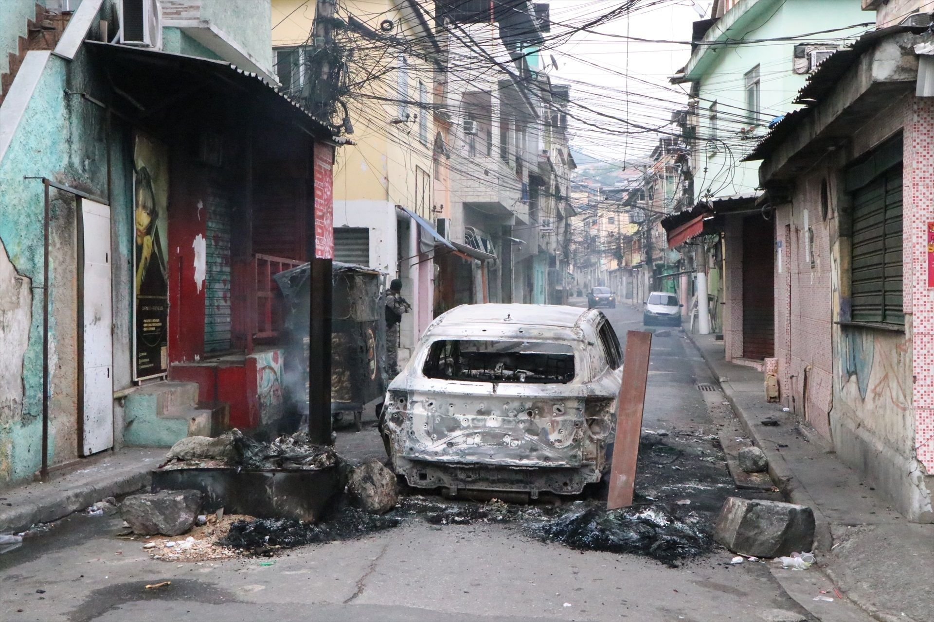 En imágenes: letal operación policial contra el narcotráfico en Brasil