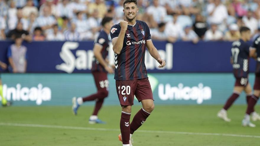 Justo empate del Eibar en Málaga (1-1)