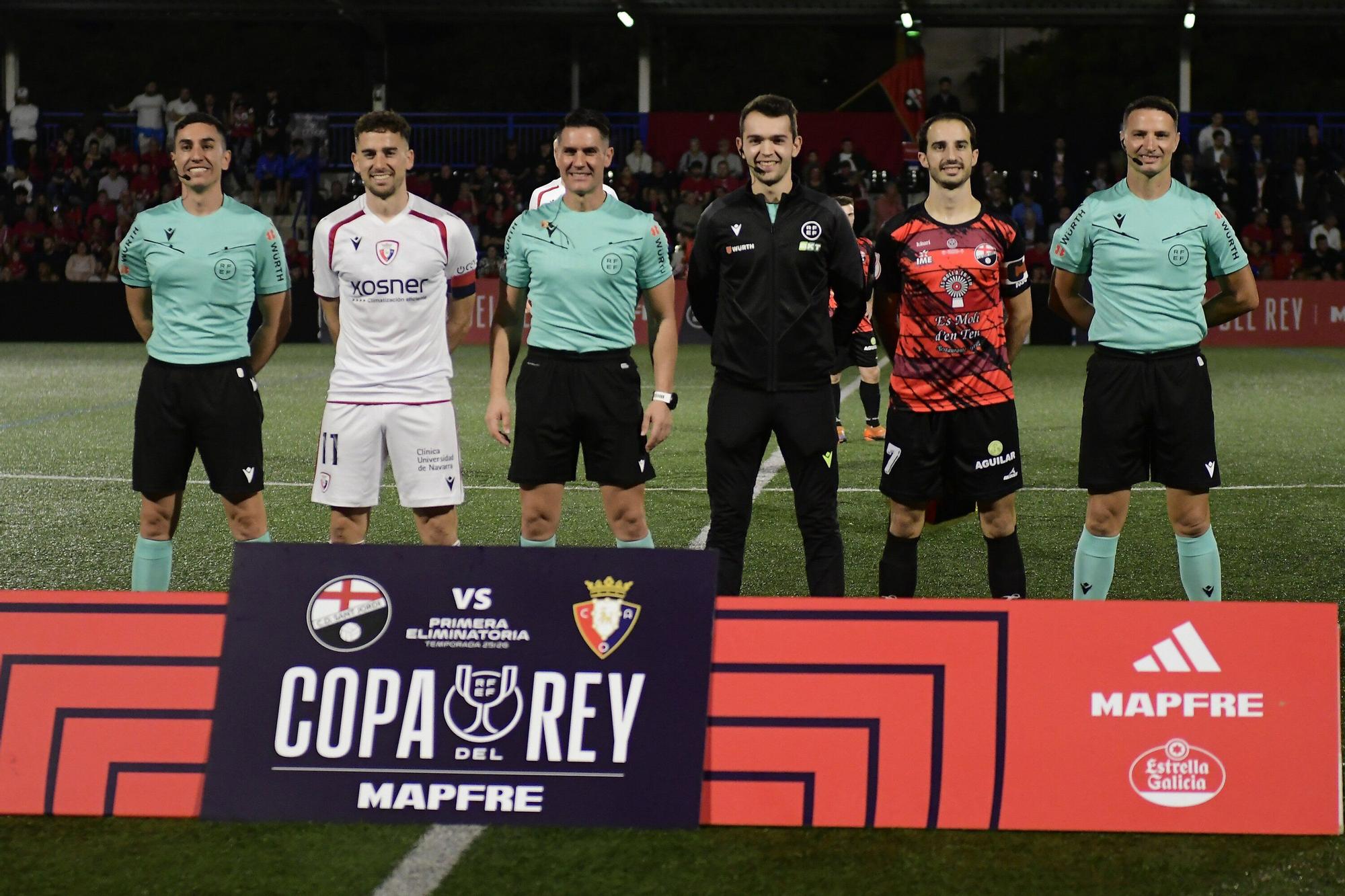 Fotos del partido de Copa del Rey Sant Jordi-Osasuna