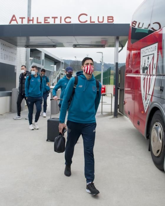 Viaje del Athletic a Málaga por la Supercopa