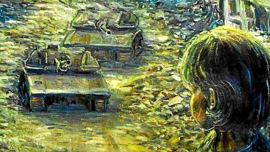 Kulturlab grita por Gaza con una exposición pictórica en plena Navidad