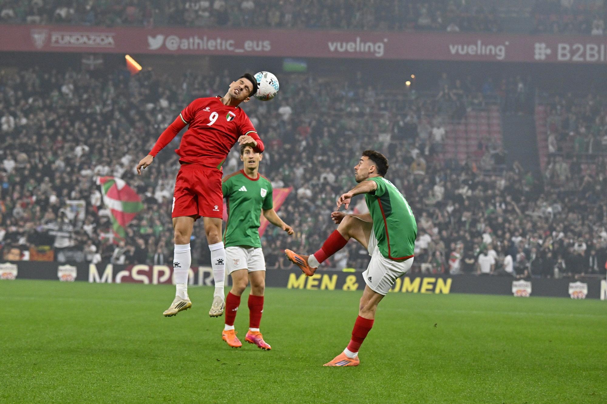 Las imágenes del Euskal Selekzioa - Palestina