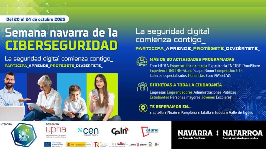 Navarra celebra su I Semana de la Ciberseguridad con más de 20 actividades gratis