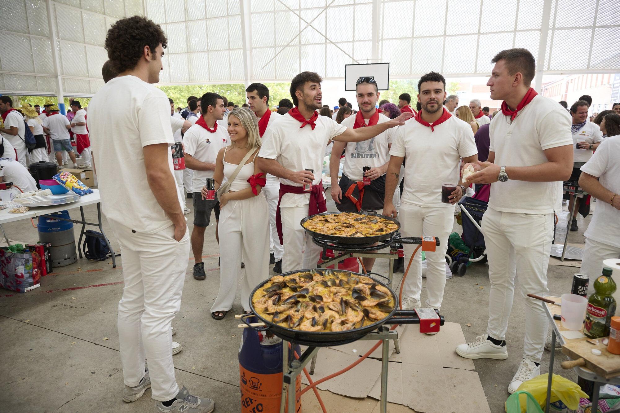 Fotos de la comida del pato en Zizur