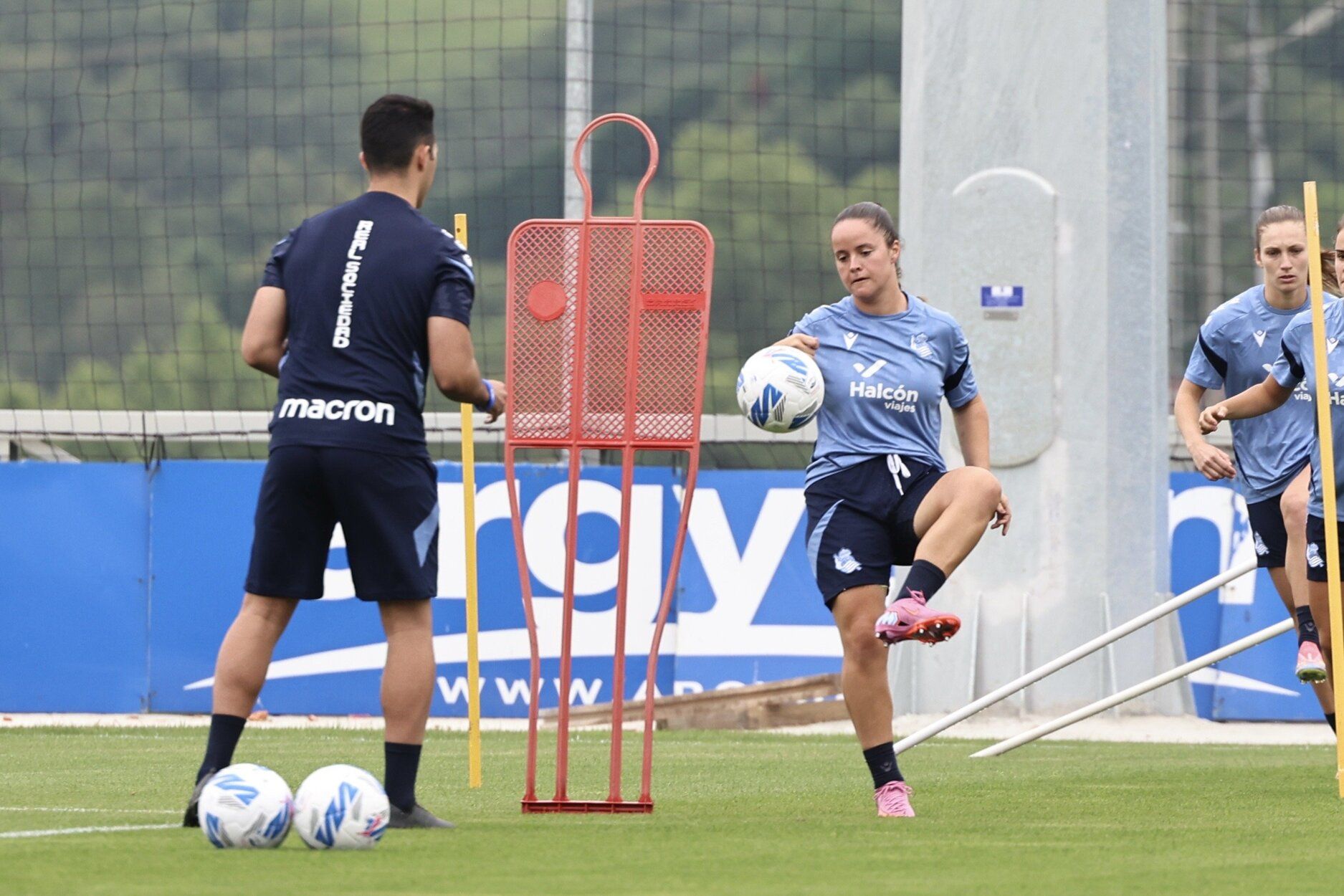 Primer entrenamiento de la Real femenino