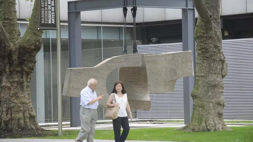 Chillida Leku acogerá la escultura ‘Lugar de encuentros IV’ del Bellas Artes
