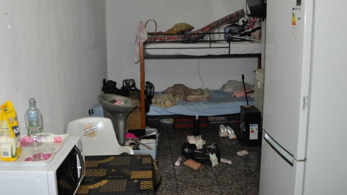 Piso donde residían las víctimas de prostitución en Donostia
