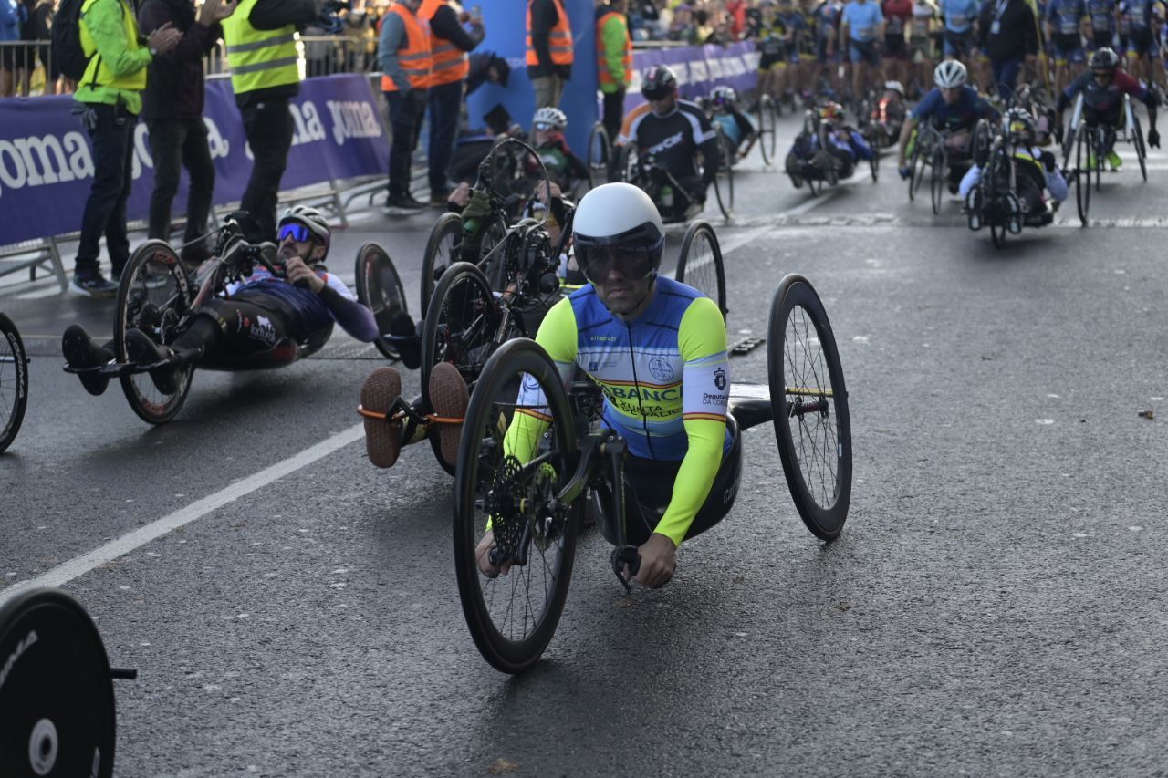 En imágenes: Ilusión y concentración en la salida de la Behobía- San Sebastían