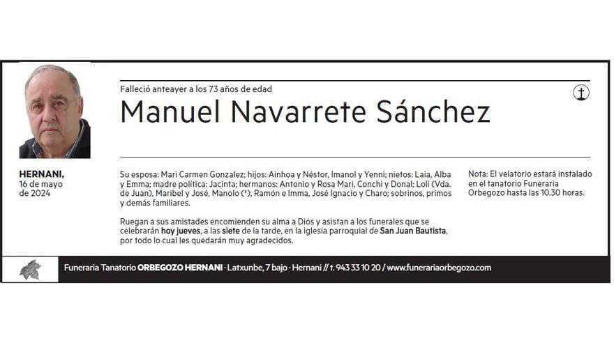 MANUEL NAVARRETE SANCHEZ