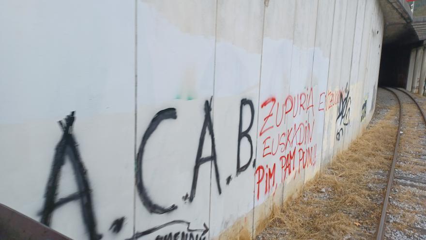 Aparece una pintada amenazante con el consejero Bingen Zupiria
