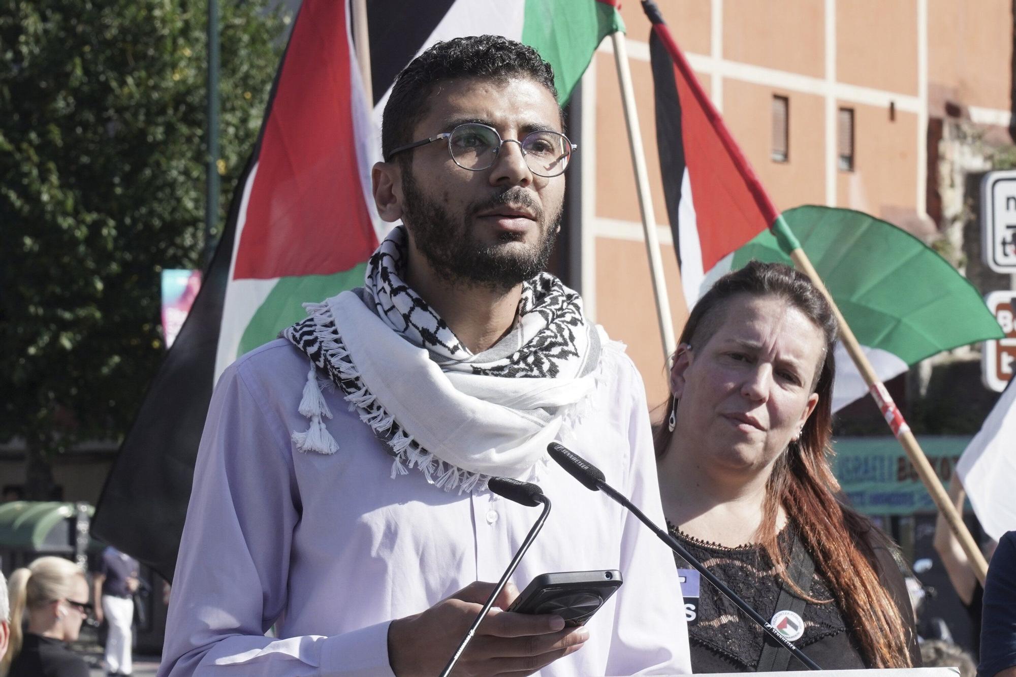 Miles de personas se manifiestan en Bilbao en apoyo al pueblo palestino