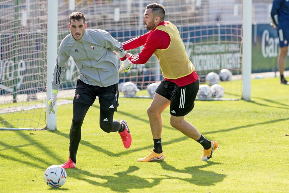 Osasuna vuelve al trabajo en Tajonar