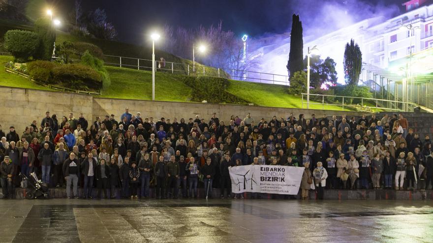 Eibar dice "no" al parque eólico de Basalgo