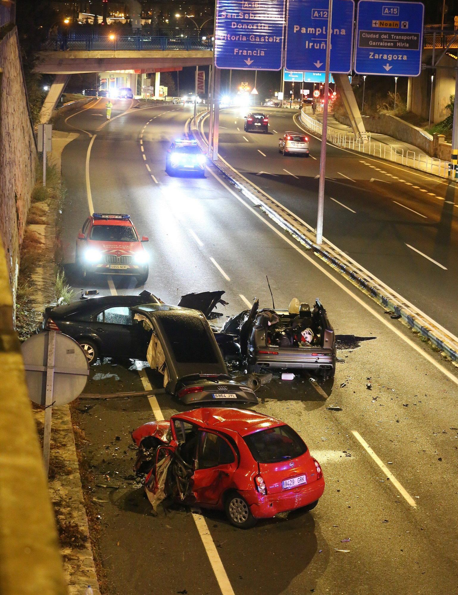 Grave accidente en Zizur
