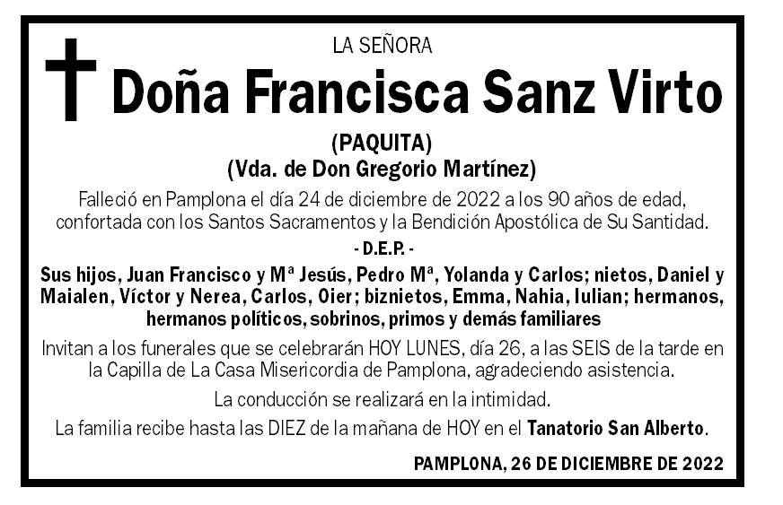 Francisca Sanz Virto