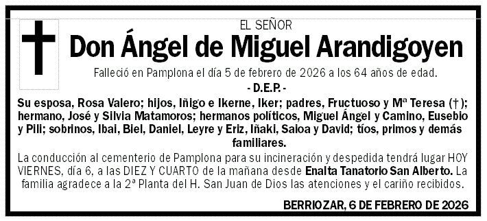 Ángel de Miguel Arandigoyen