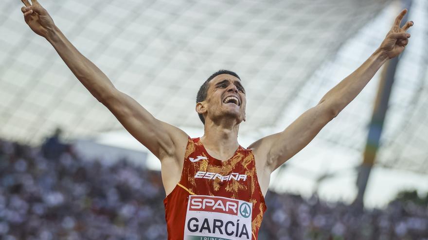 Mariano García, campeón de Europa de 800 metros
