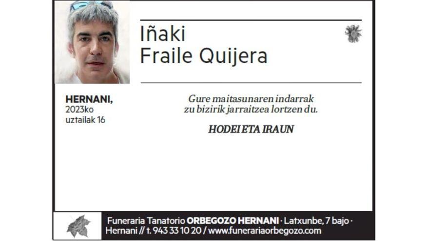 Iñaki Fraile Quijera