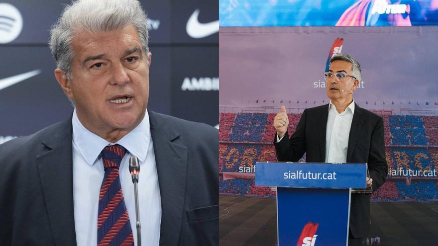Joan Laporta y Víctor Font, candidatos a la presidencia del FC Barcelona