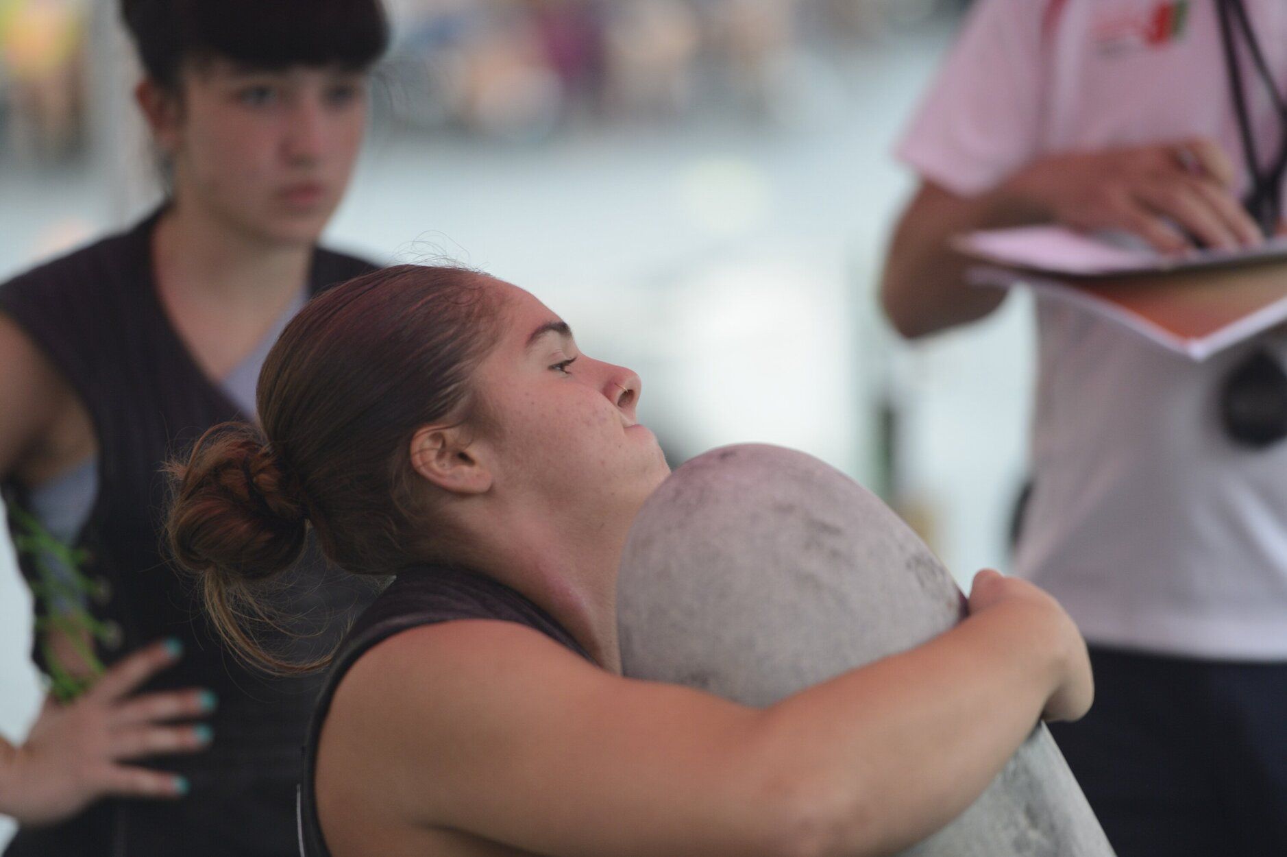 En fotos: herri kirolak en la plaza del Arriaga