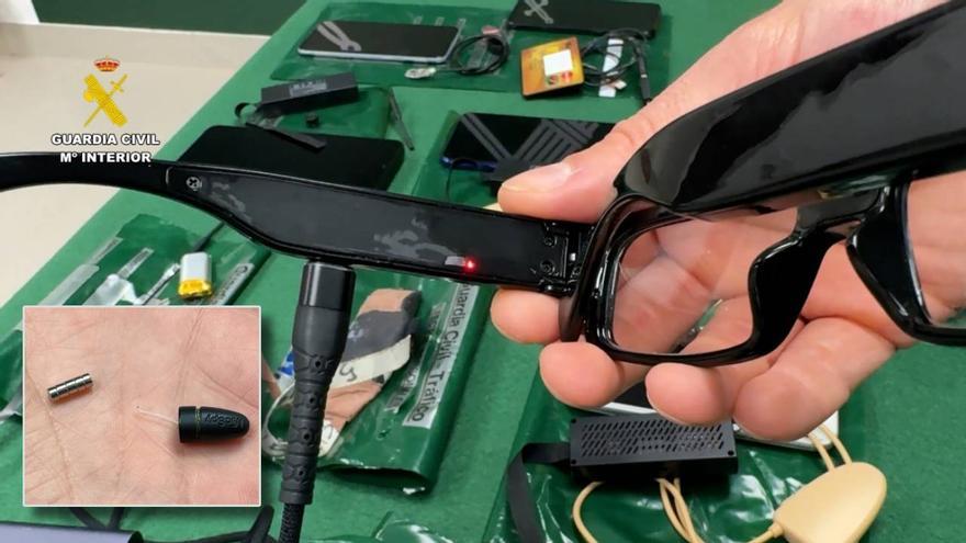 Detectado por primera vez un aspirante con gafas inteligentes para copiar en el examen de conducir