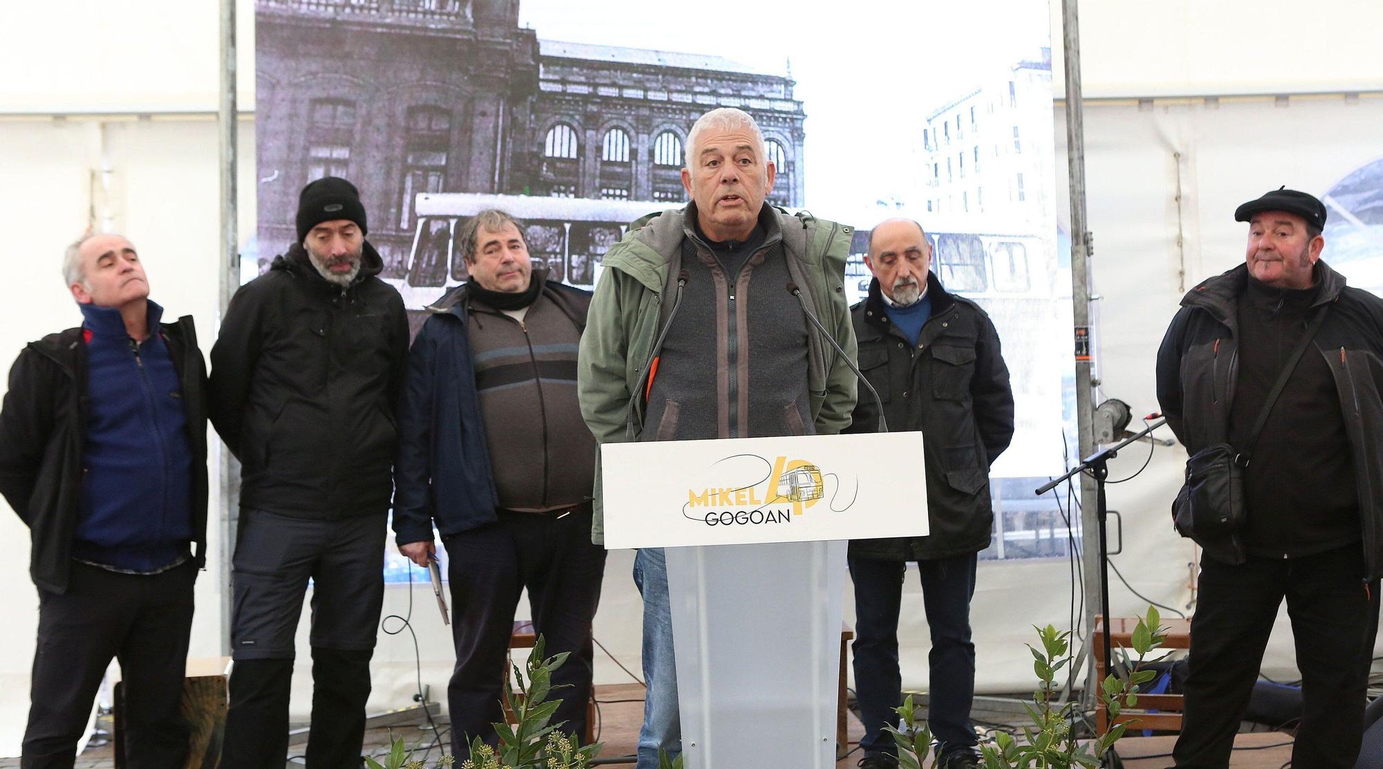 Fotos del homenaje a Mikel Zabalza en el 40 aniversario de su muerte tras ser detenido por la Guardia Civil