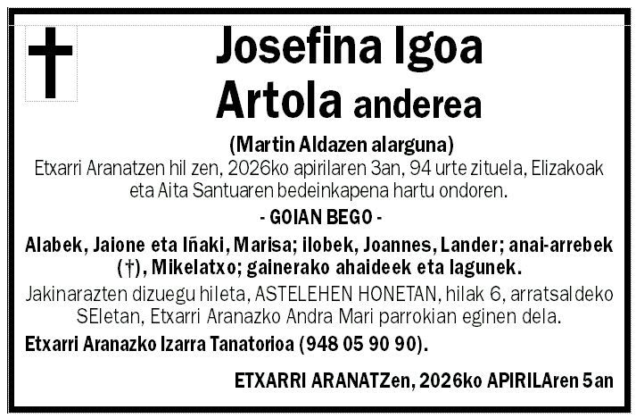 Josefina Igoa Artola