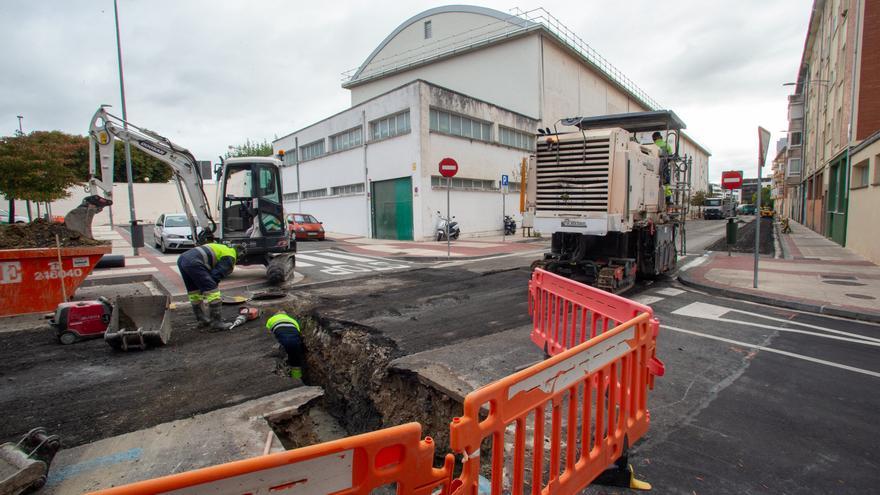 Obras, calles cortadas y restricciones de tráfico hoy en Pamplona