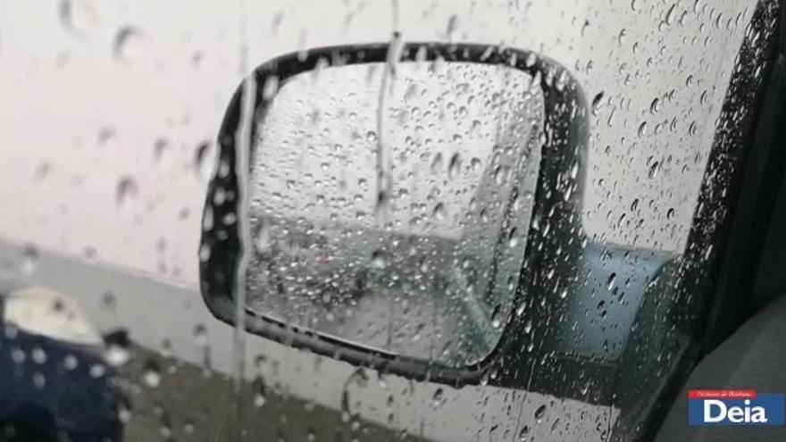 Fuertes lluvias hacen acto de presencia en Bizkaia