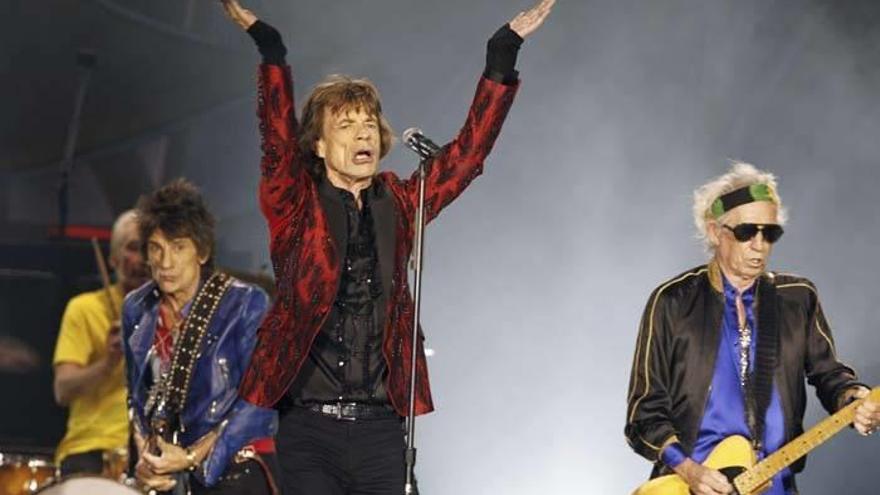 Mick Jagger, durante el concierto de los Rolling Stones dentro de su giran &quot;14 on Fire&quot;.