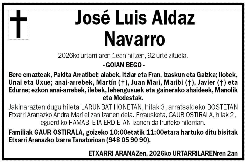 José Luis Aldaz Navarro