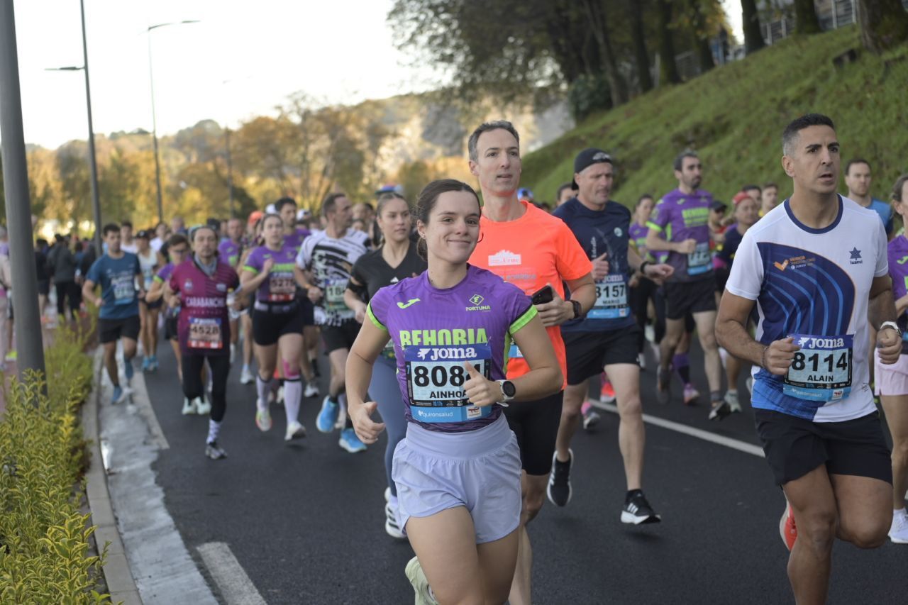 En imágenes: Ilusión y concentración en la salida de la Behobía- San Sebastían