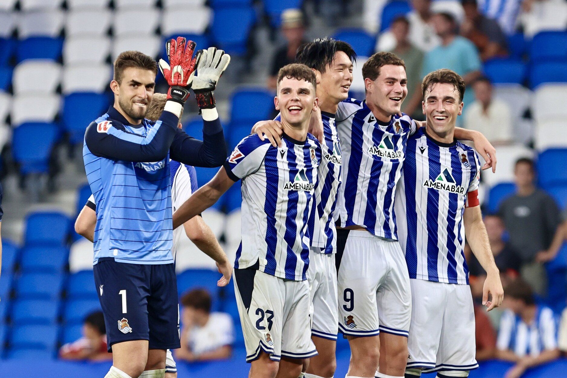 [Fotos] Partido loco en Anoeta de la Real Sociedad y el Espanyol