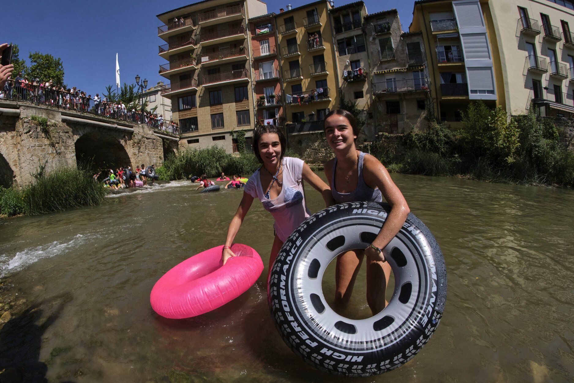 Fotos del inicio de las fiestas de Estella-Lizarra